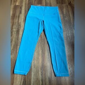 lululemon athletica Vibrant Blue Leggings crop size 10